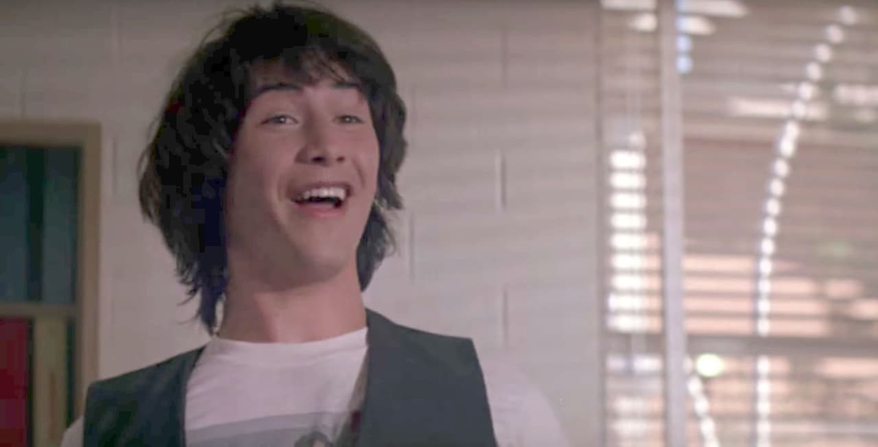 Keanu Reeves, mucho antes de ser el novio de internet, tuvo su voz en Bill y Ted.