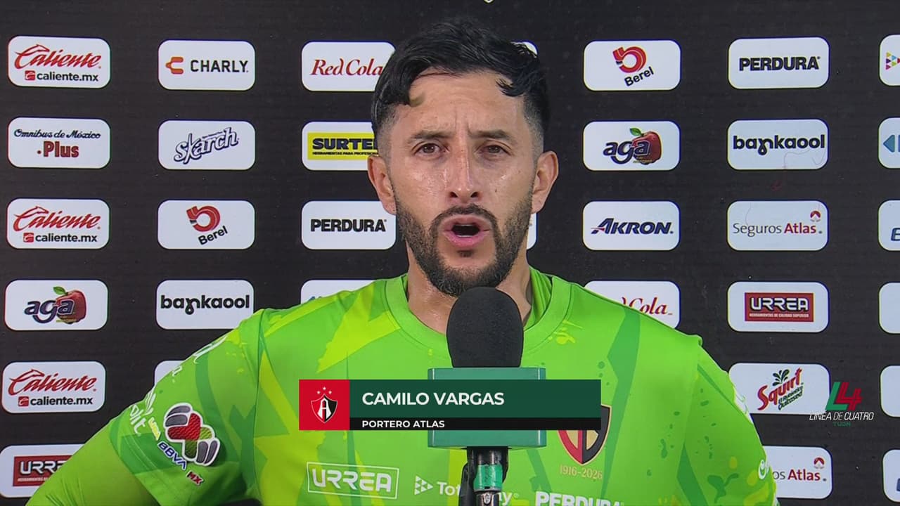 Las emotivas palabras de Camilo Vargas tras triunfo de Atlas