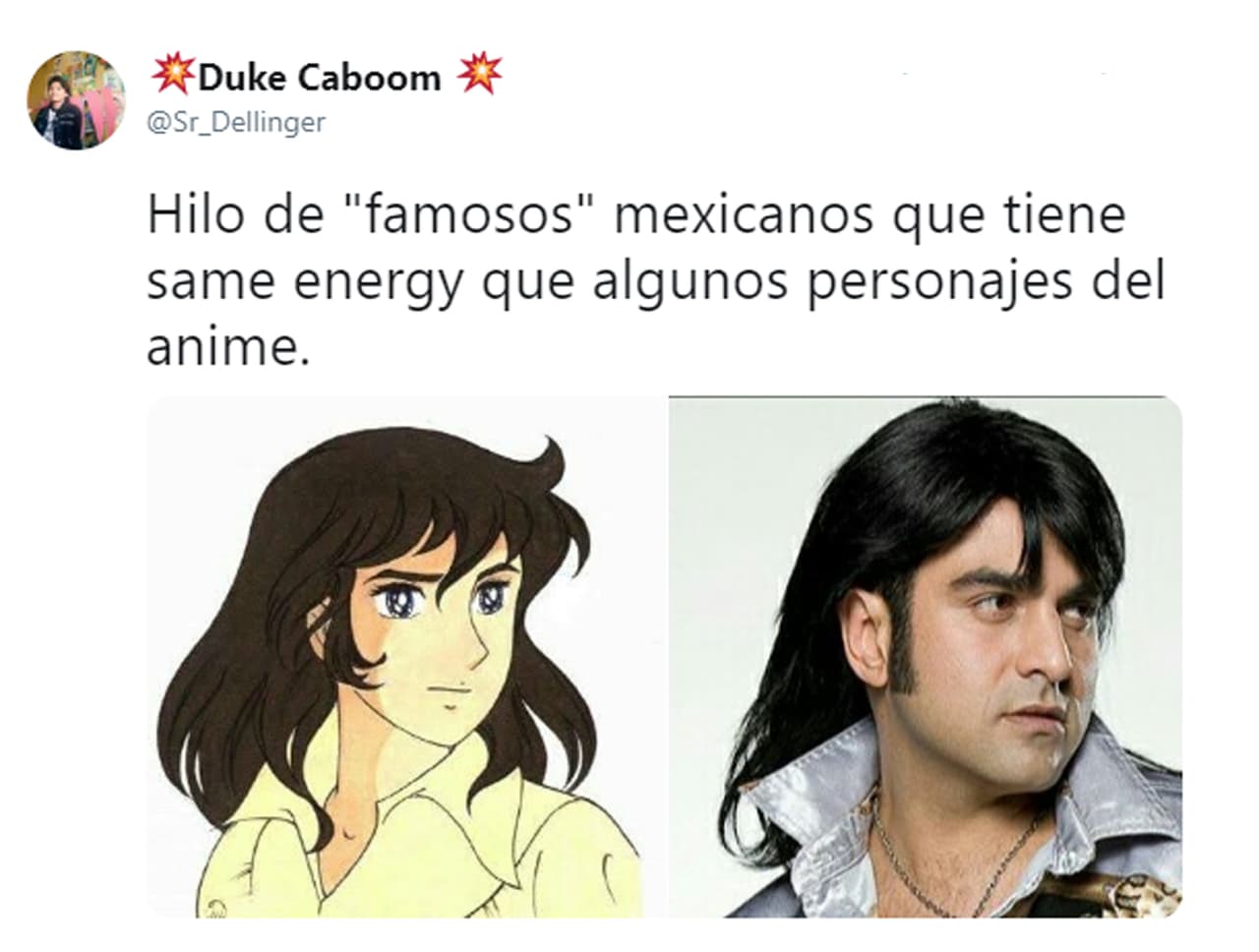 Todo empezó con este tuit en el que se compara a Albertano con Terry de 'Candy, Candy'.