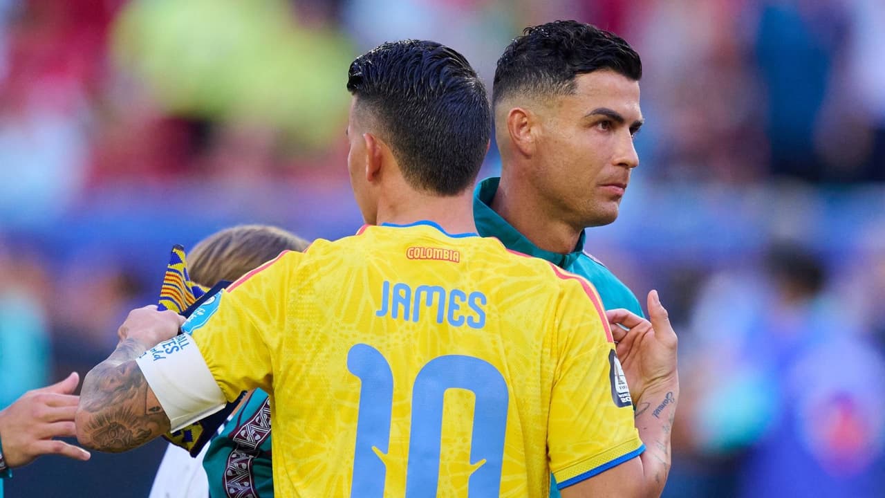 "Es un honor, es un orgullo": James Rodríguez, feliz de jugar contra Cristiano Ronaldo