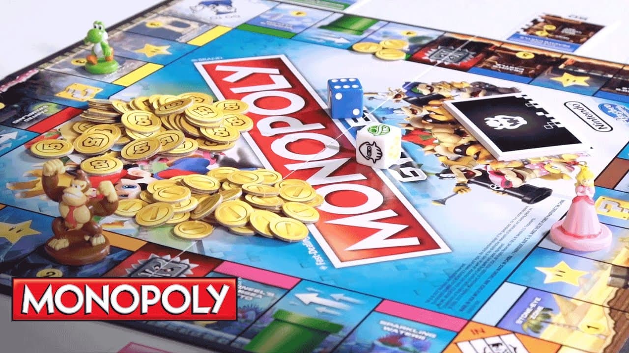 Versiones de Monopoly hay muchas. Pero nos quedamos con la de Mario porque tiene monedas, estrellas, trampas y demás artilugios que lo hacen una versión real de Mario Party.