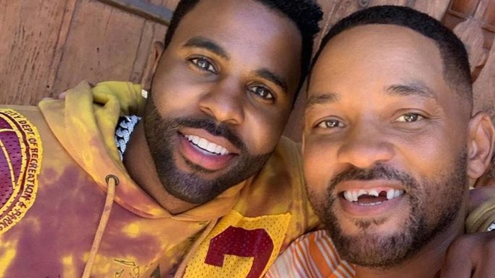 Jason Derulo dejó chimuelo a Will Smith con un palo de golf