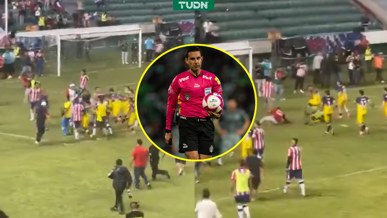 Clásico llanero entre América y Chivas termina en pelea masiva
