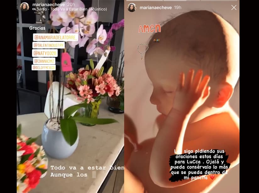 Mariana Echeverría pide horarios para su bebé