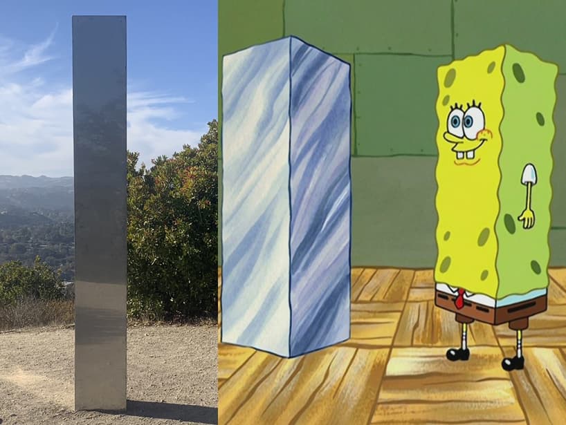 Después de que aparecieran monolitos en Utah y Rumania, un tercer objeto de metal ha sido ubicado en la montaña Pine Mountain, en California.