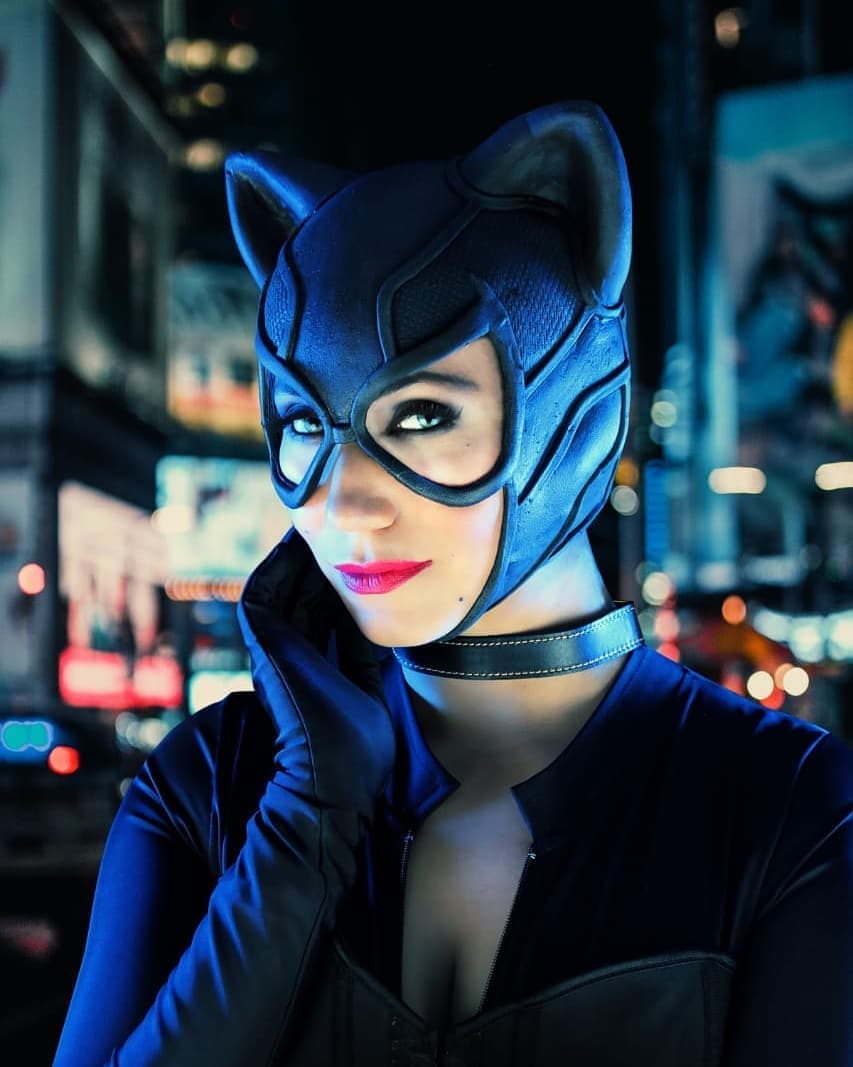 Laura Sandoval hizo un cosplay increíble de Catwoman.