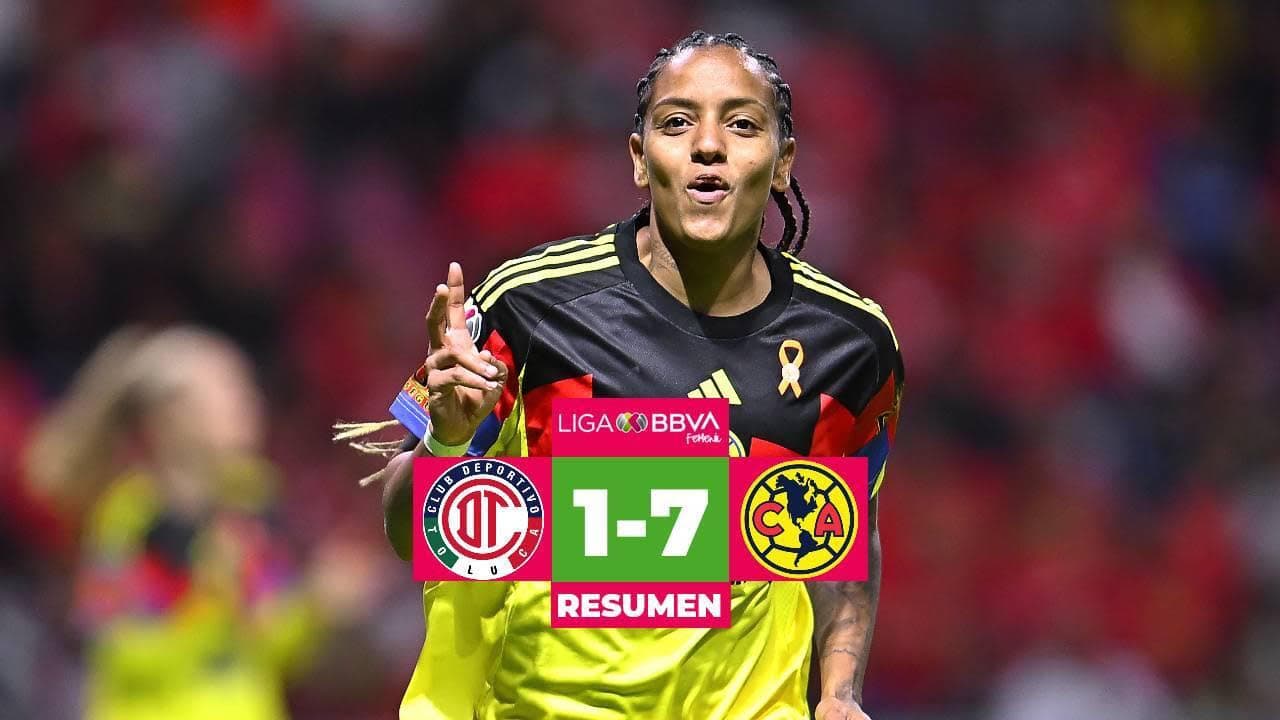 Goleada azulcrema pone a las Águilas cerca de la Final Femenil