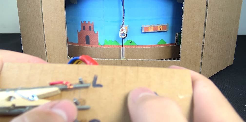 Mario Bros de cartón y papel