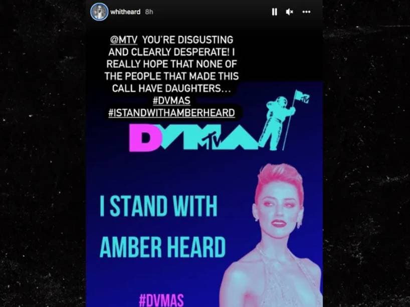 Hermana de Amber Heard continúa mostrando su apoyo a la actriz.