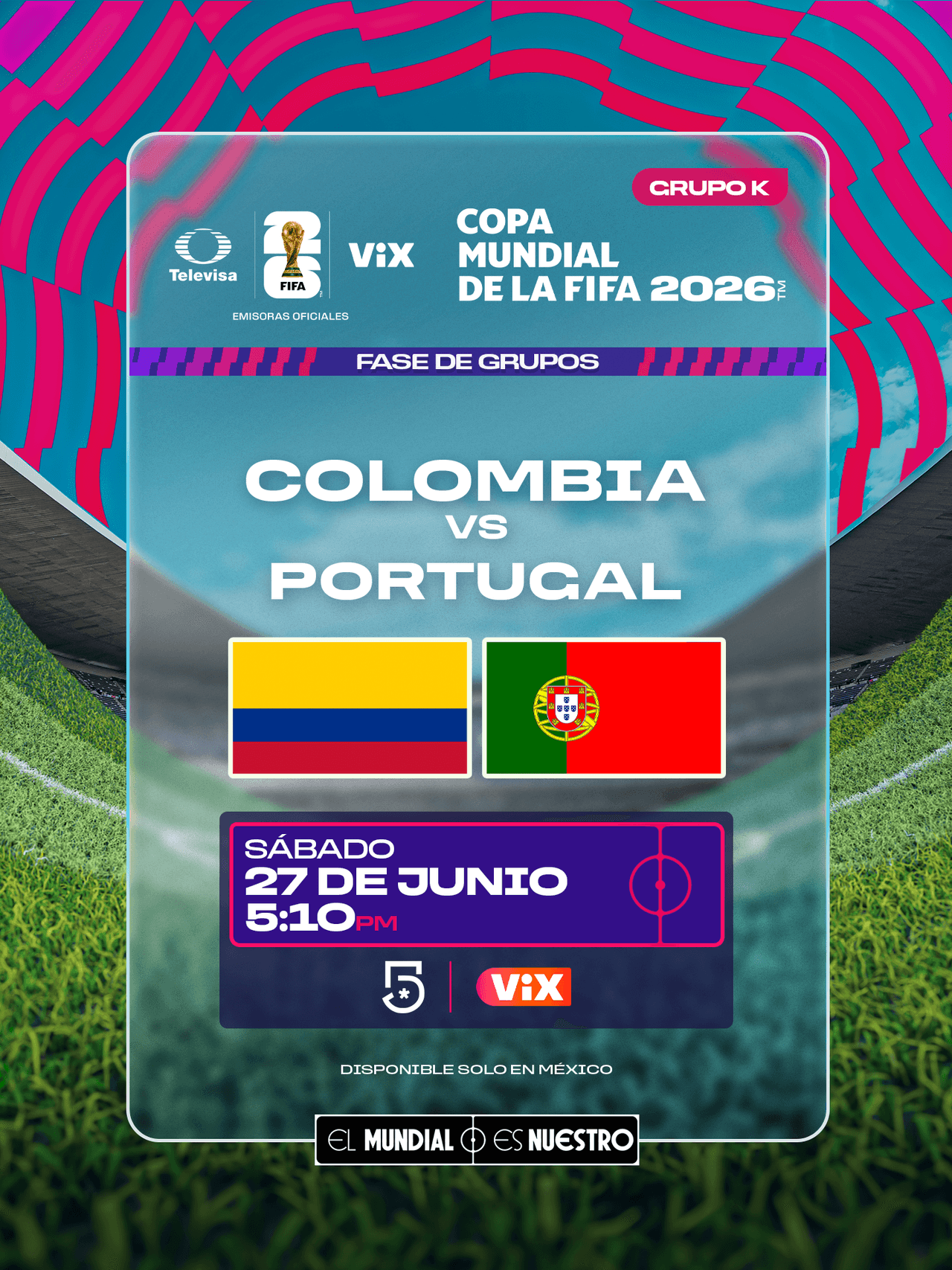 Colombia vs Portugal