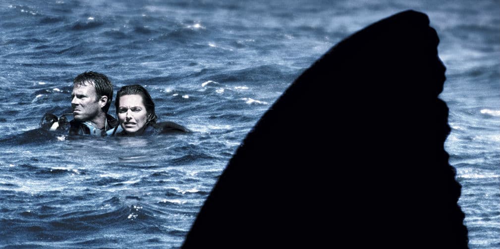 6. Open Water: La película costó medio millón de dólares en hacerse con actores filmando con tiburones reales.