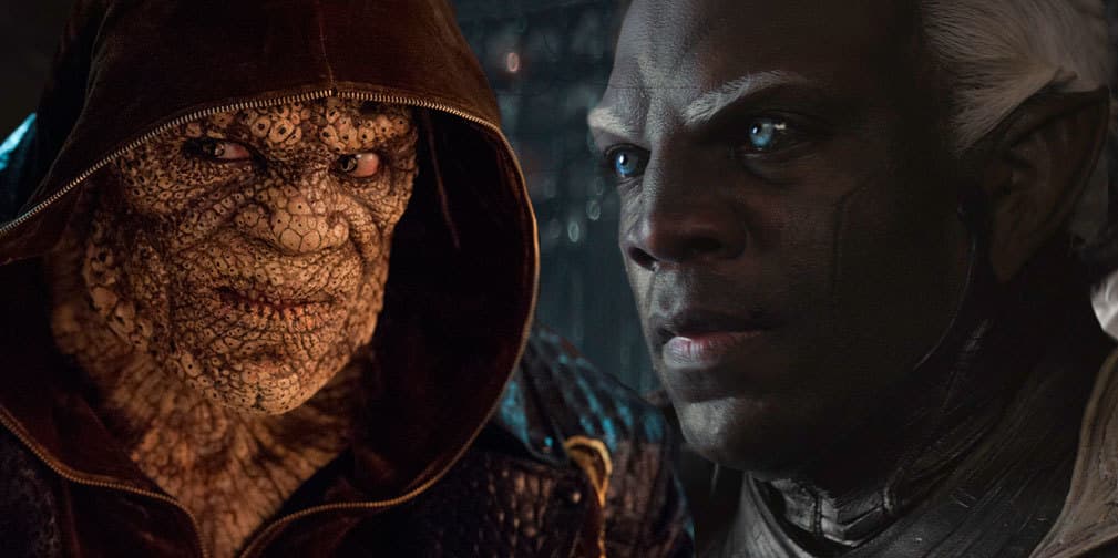 Adewale Akinnuoye Agbaje como Algrim en Thor y Killer Croc en Suicide Squad.