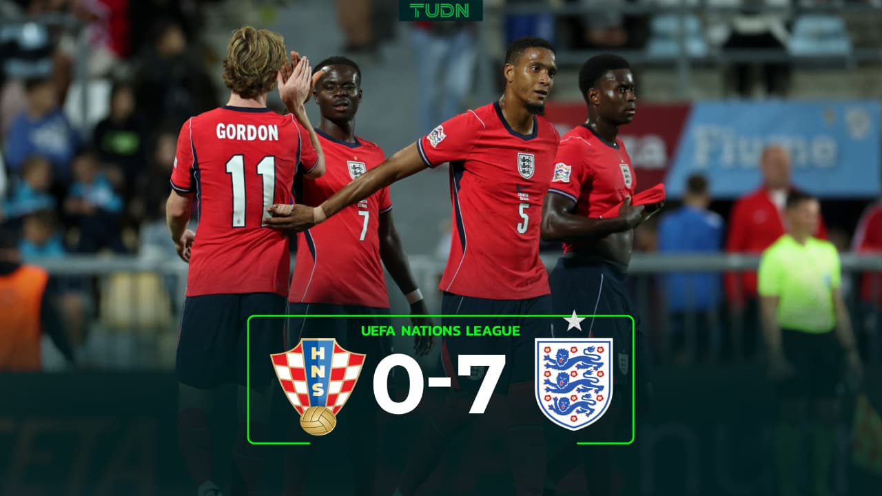 Inglaterra no tiene piedad con Croacia y lo golea a domicilio