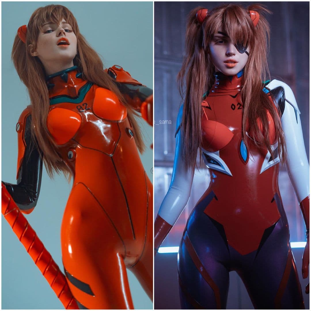 Shirogane sama ya ha hecho varios cosplay de Asuka, pero ninguno deja de sorprender por su parecido