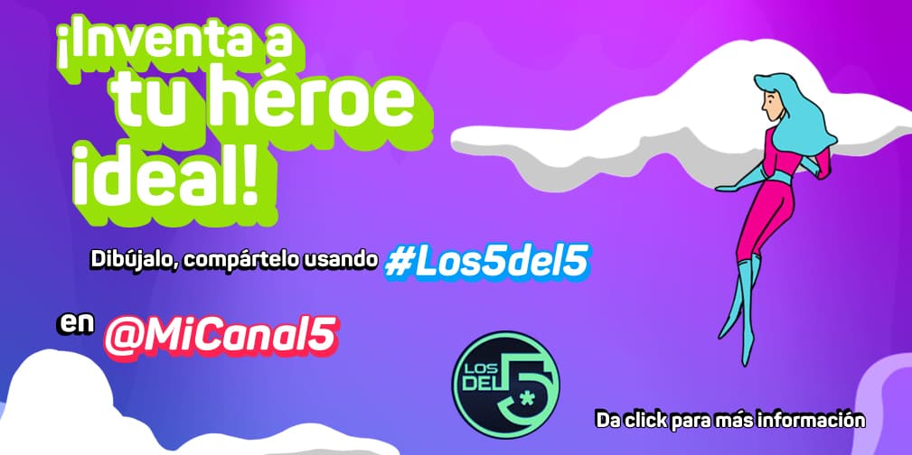 ¡Este mes La fiesta es de los niños con Los 5 del 5!