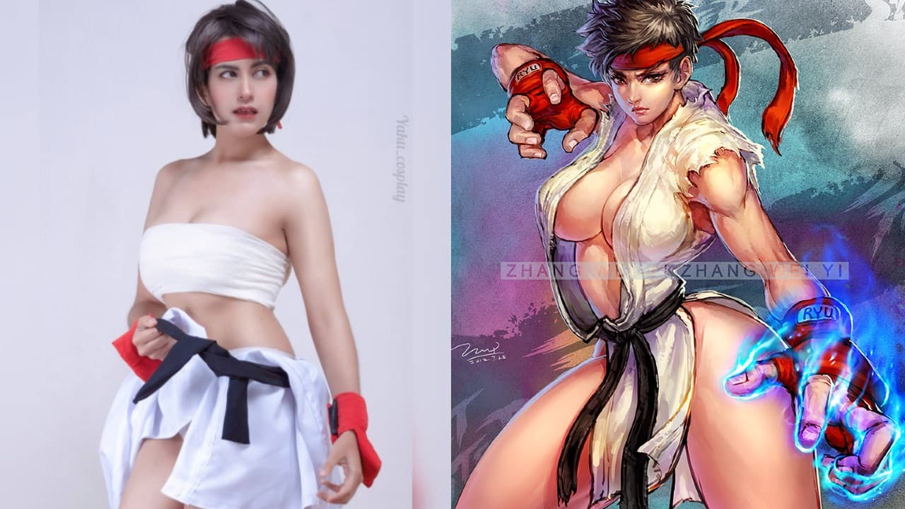 Street Fighter: Cosplayer mexicana transforma a Ryu en mujer en asombroso cosplay