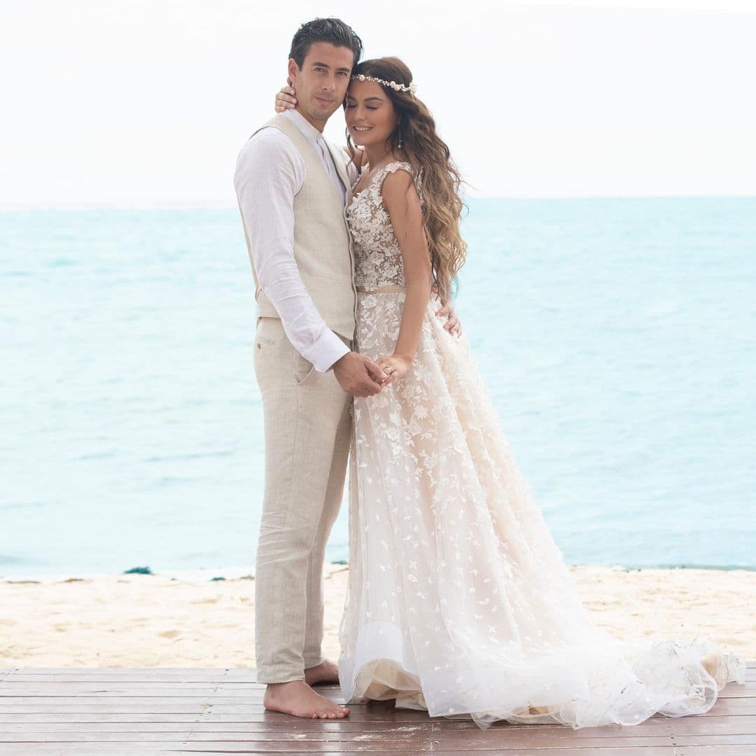 En enero, Mariana cumplió dos meses de casada, después de llegar al altar con el futbolista Óscar Jiménez el 9 de noviembre de 2019 en las bellas playas de Cancún.