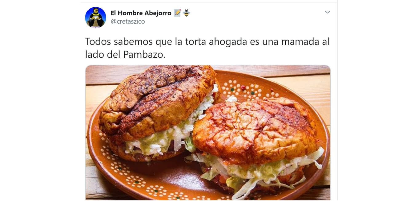 Claro que también hubo gente en desacuerdo y hubo quien defendió al pambazo.