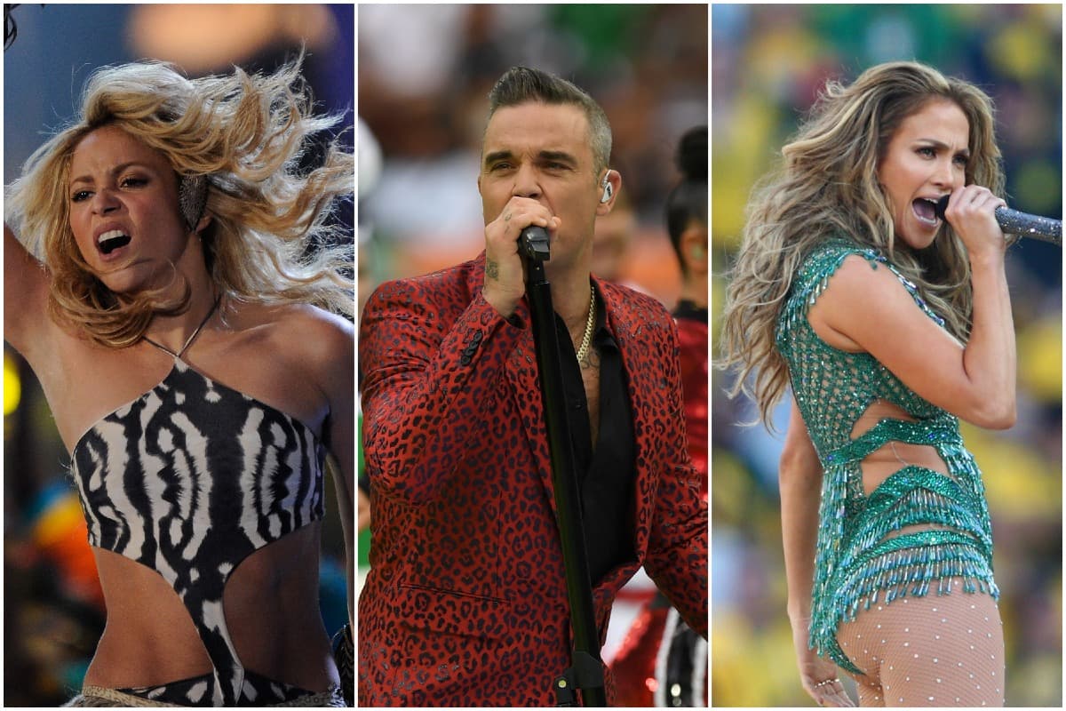 Shakira/ Robbie Williams/ Jennifer Lopez