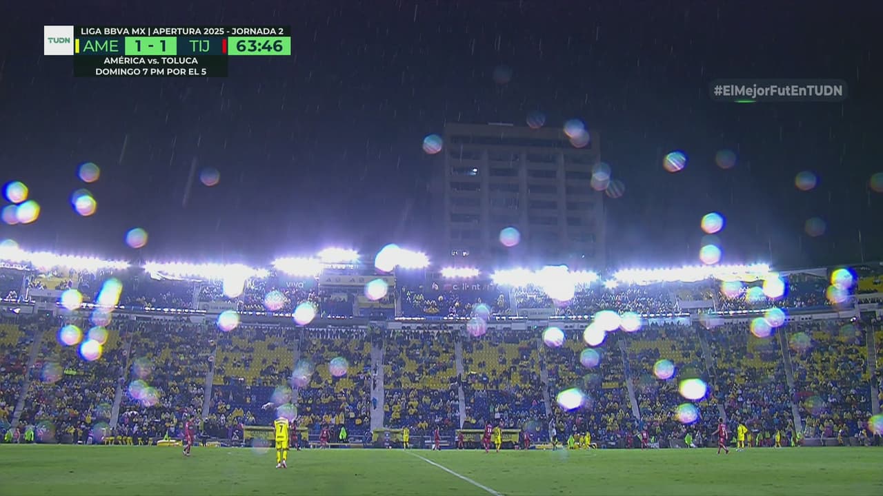 Calmen a Tláloc: ¡Se suspende el América vs. Xolos por tormenta!