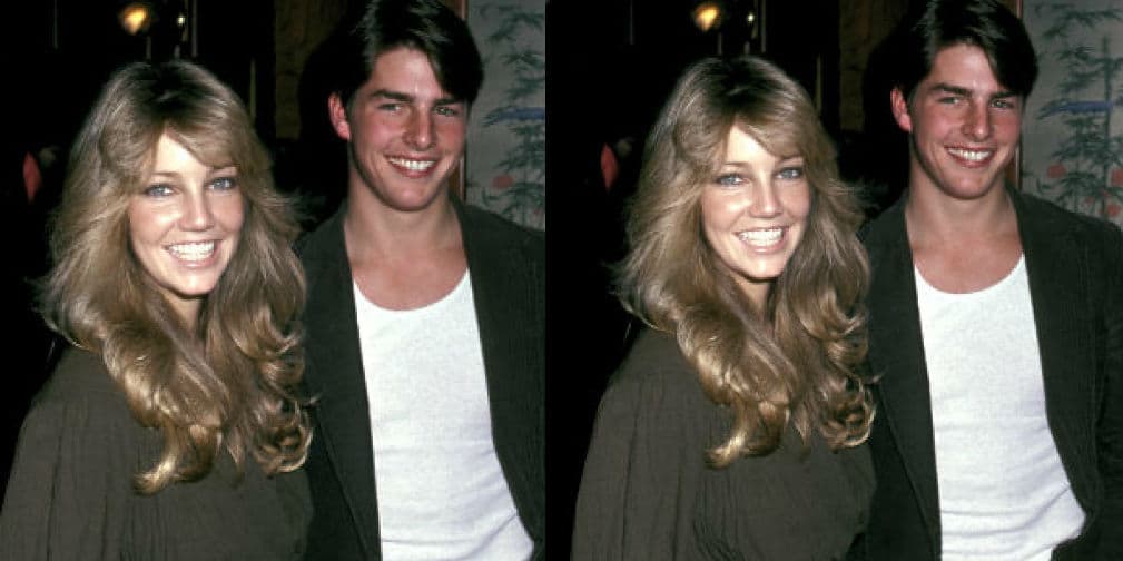 5. Heather Locklear y Tom Cruise: Coincidieron en un casting y la actriz de Melrose Place lo invitó a salir.