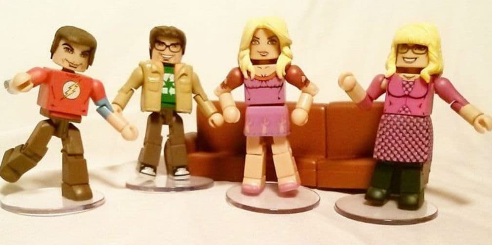 Checa los 'minimates' de The Big Bang Theory