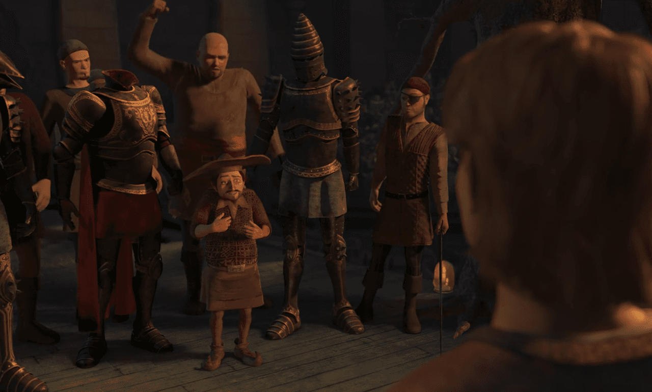 Rumpelstiltskin aparece en 'Shrek Tercero', pero se ve completamente diferente a como luce en 'Shrek para Siempre'.