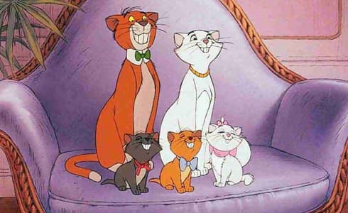 'Los Aristogatos' eran los gatos más cool de todo Francia: elegantes, valientes, talentosos y amantes del Jazz.