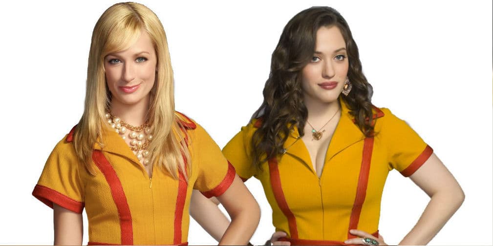 8. Max and Caroline (2 Broke Girls): Estas meseras ganan aproximadamente 150 pesos al día. :(