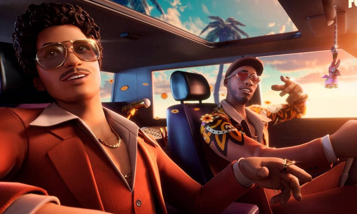 Fortnite: Bruno Mars y Anderson Paak consiguen su skin