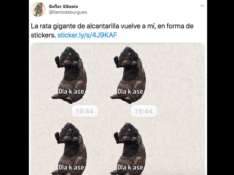 ¡Incluso ya inspiró algunos stickers para Whatsapp!