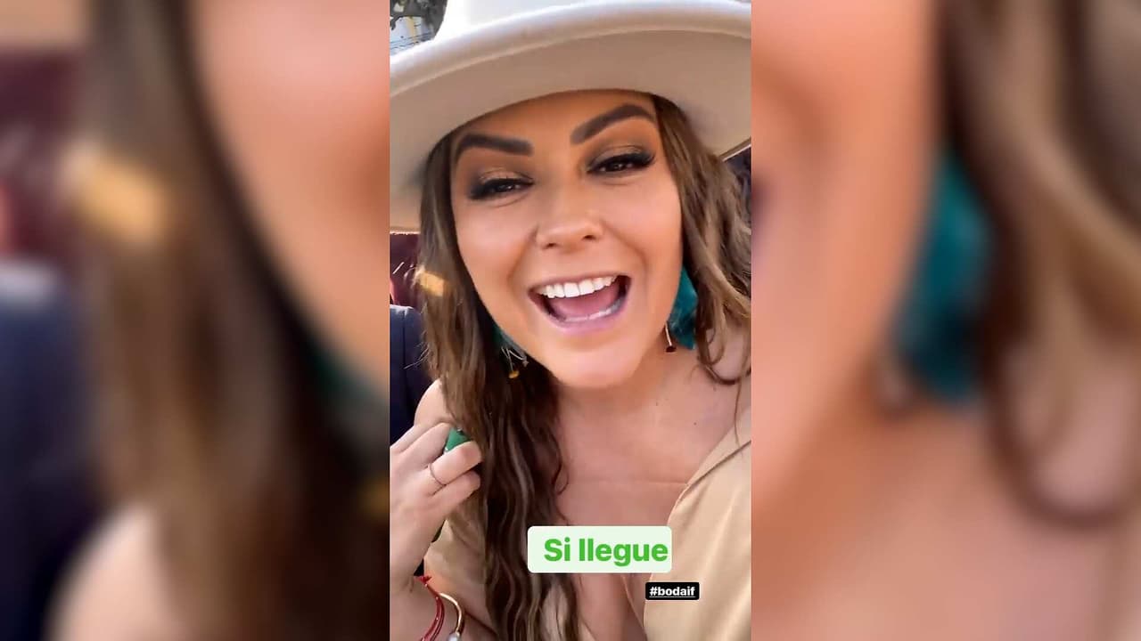 Mariana Echeverría confiesa que por poco no llega a la boda de Faisy