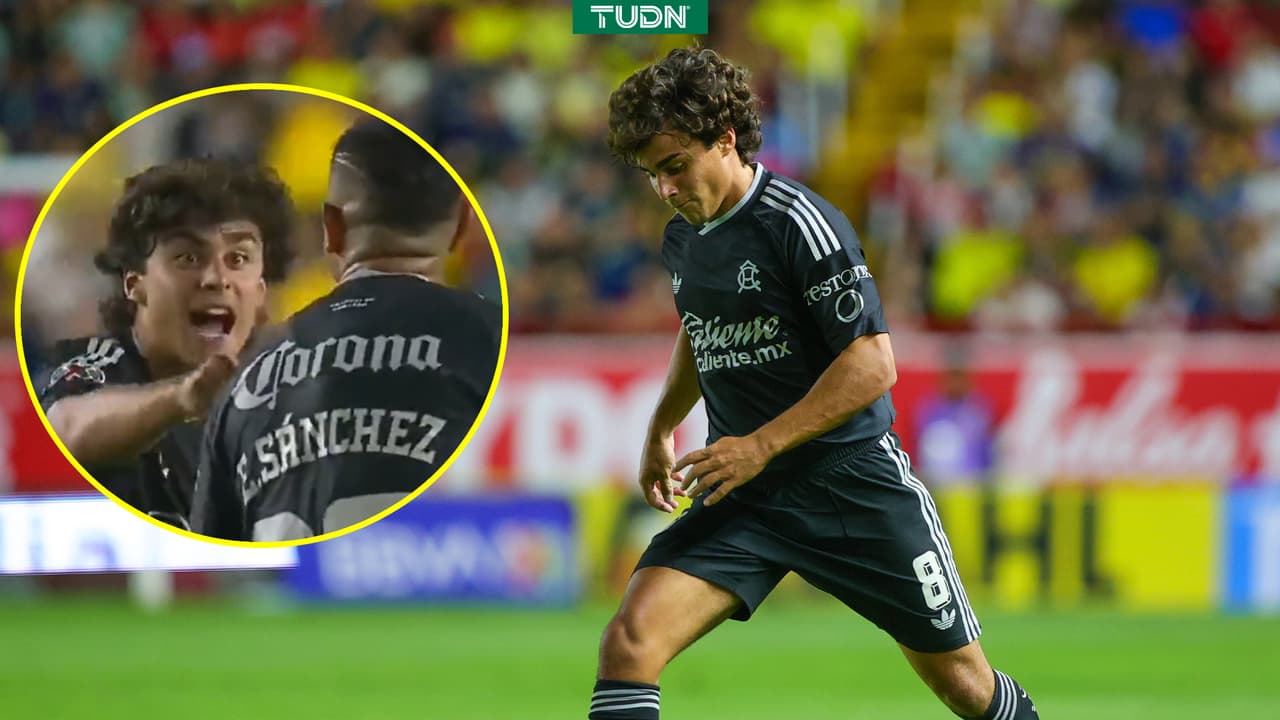 El ADN americanista de Carlos Álvarez en pleno partido ante Necaxa 