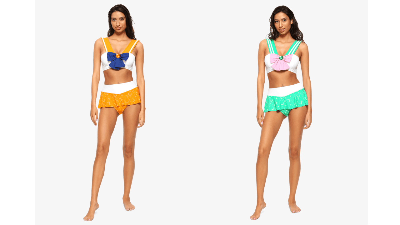 También está disponible el atuendo de Sailor Venus y Jupiter. Los colores se apegan al de los personajes de manera fiel. El precio es de $26.90 dólares, aproximadamente $500 pesos.