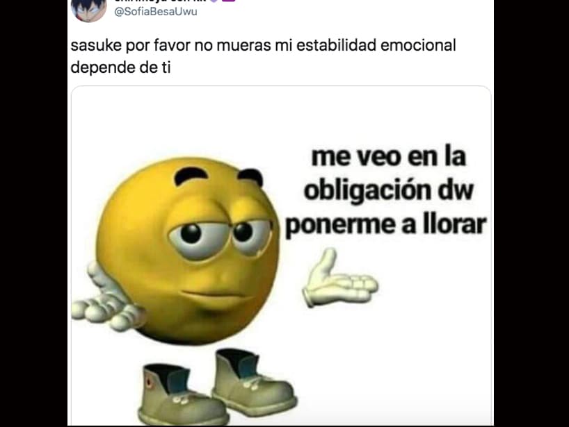 “Me veo en la obligación de ponerme a llorar”, escribió alguien más en Twitter.