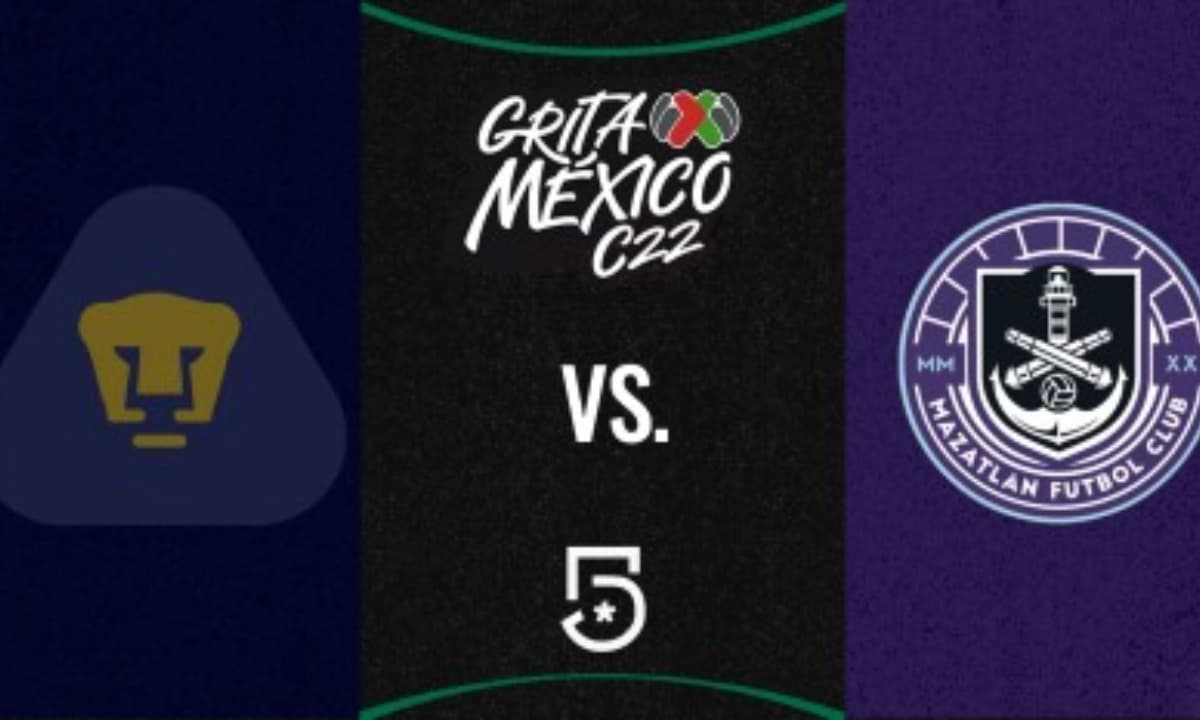 Pumas vs Mazatlán: Horario y en qué canal ver la Liga Mx 2022