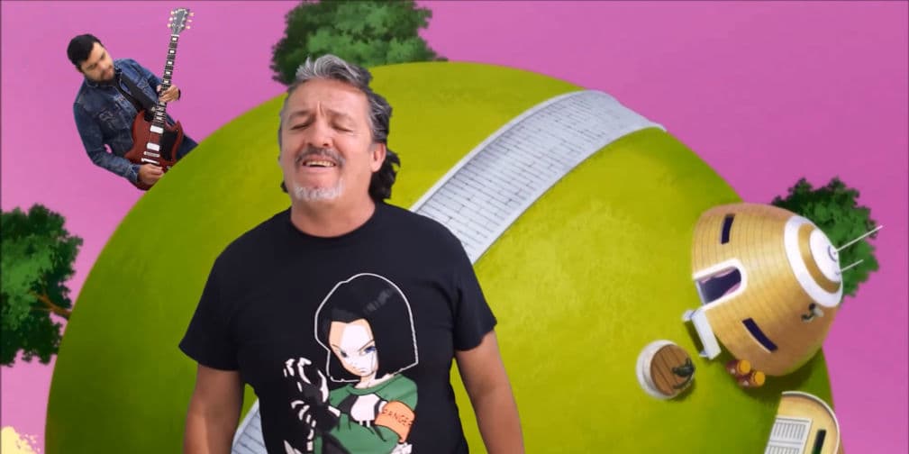 Adrián Barba canta popurri de 'Dragon Ball Super'