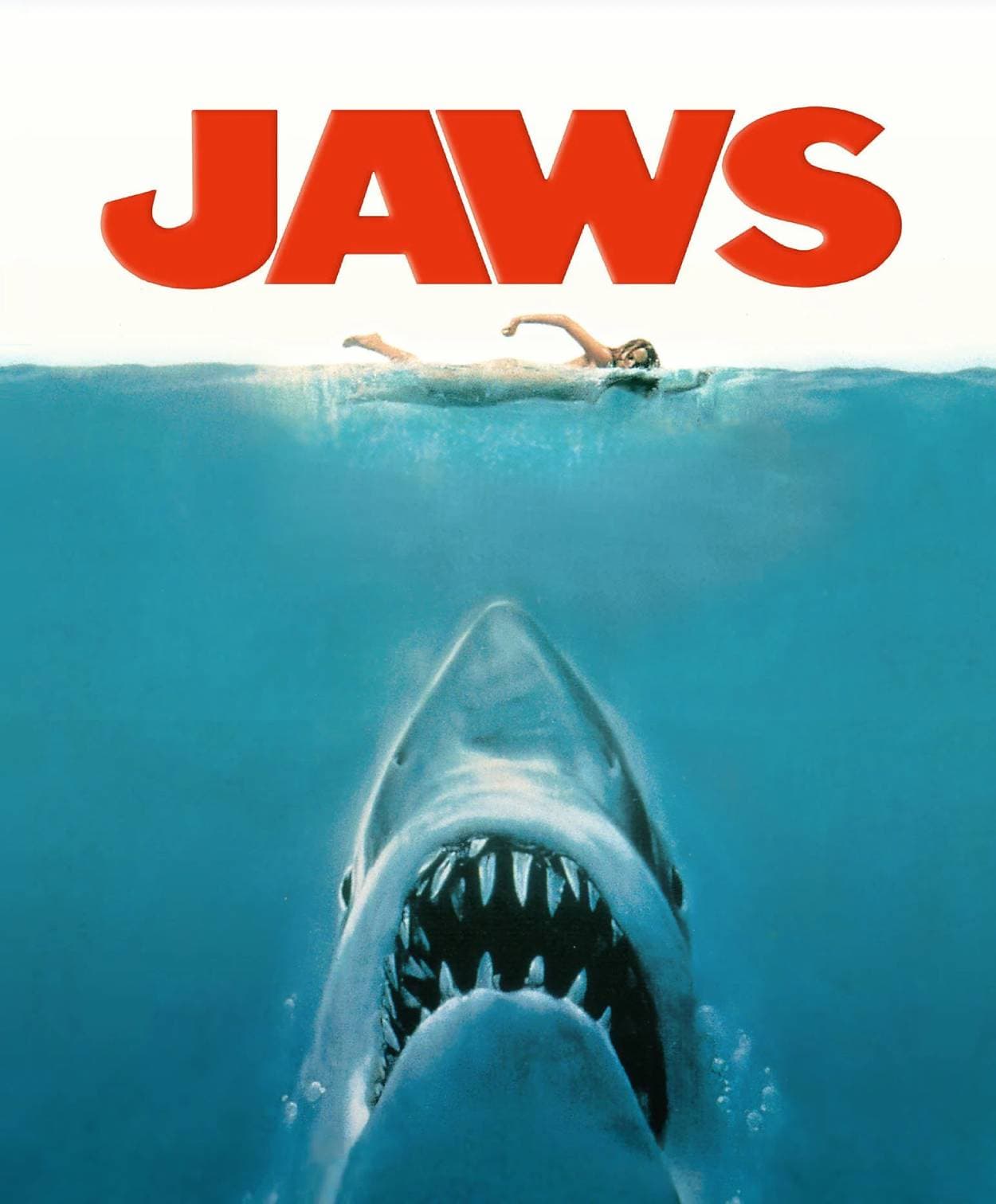 Tiburón blanco se hace viral por imitar póster de la famosa película