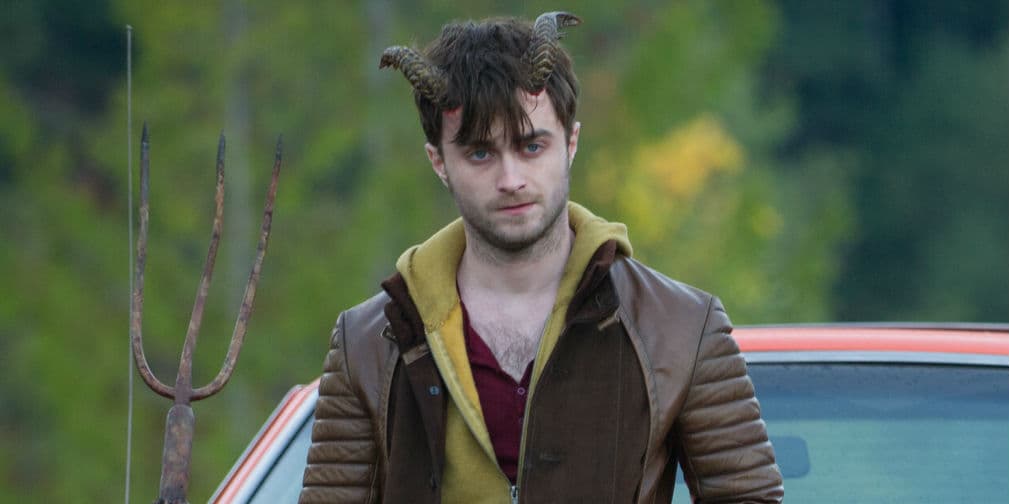 7. Daniel Radcliffe: El actor se olvidó de Harry Potter para provocar risas con esos cuernos en Horns.