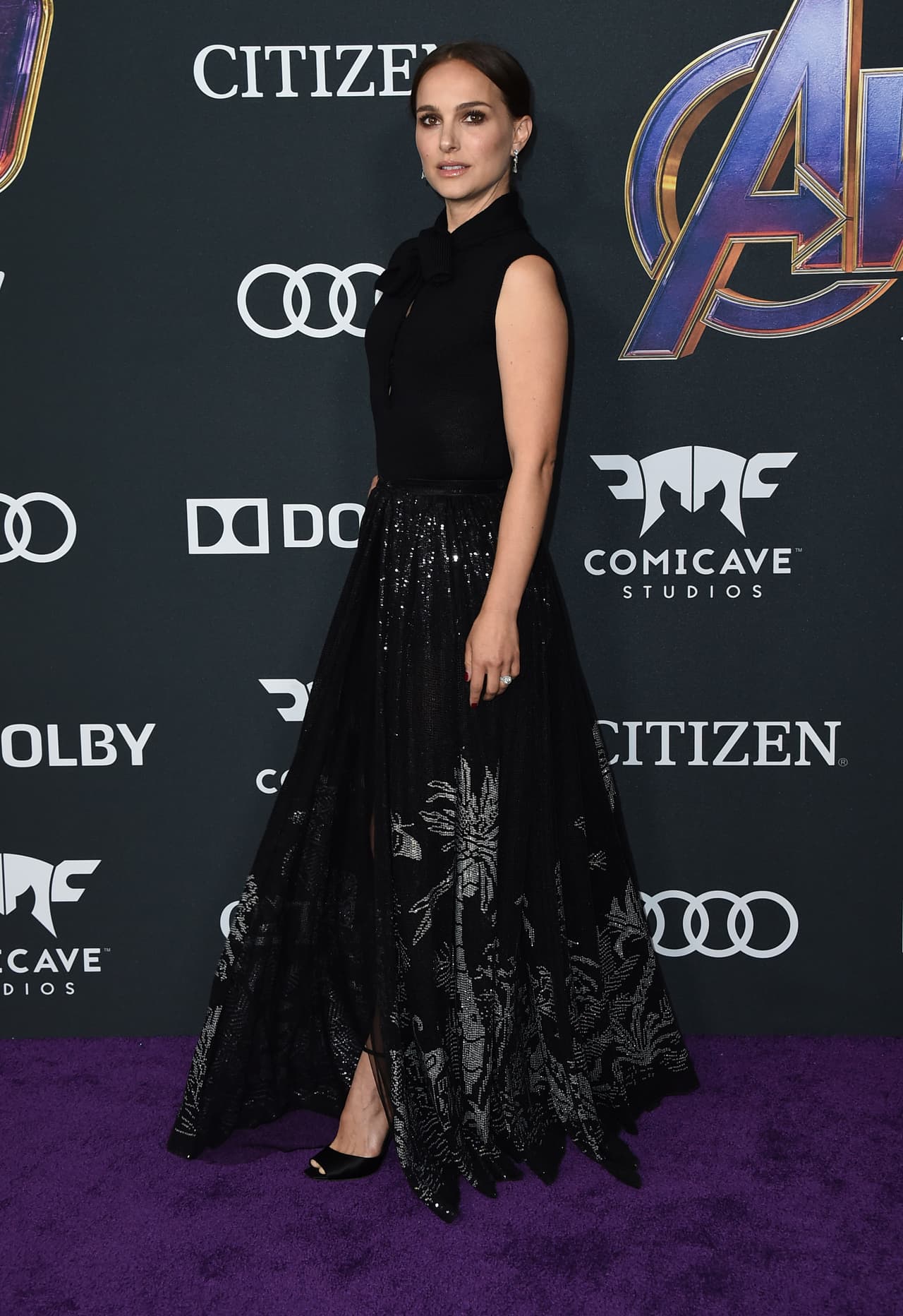 Natalie Portman sorprendió a todos con su presencia. La actriz ya no regresó a la franquicia cmo Jane Foster.