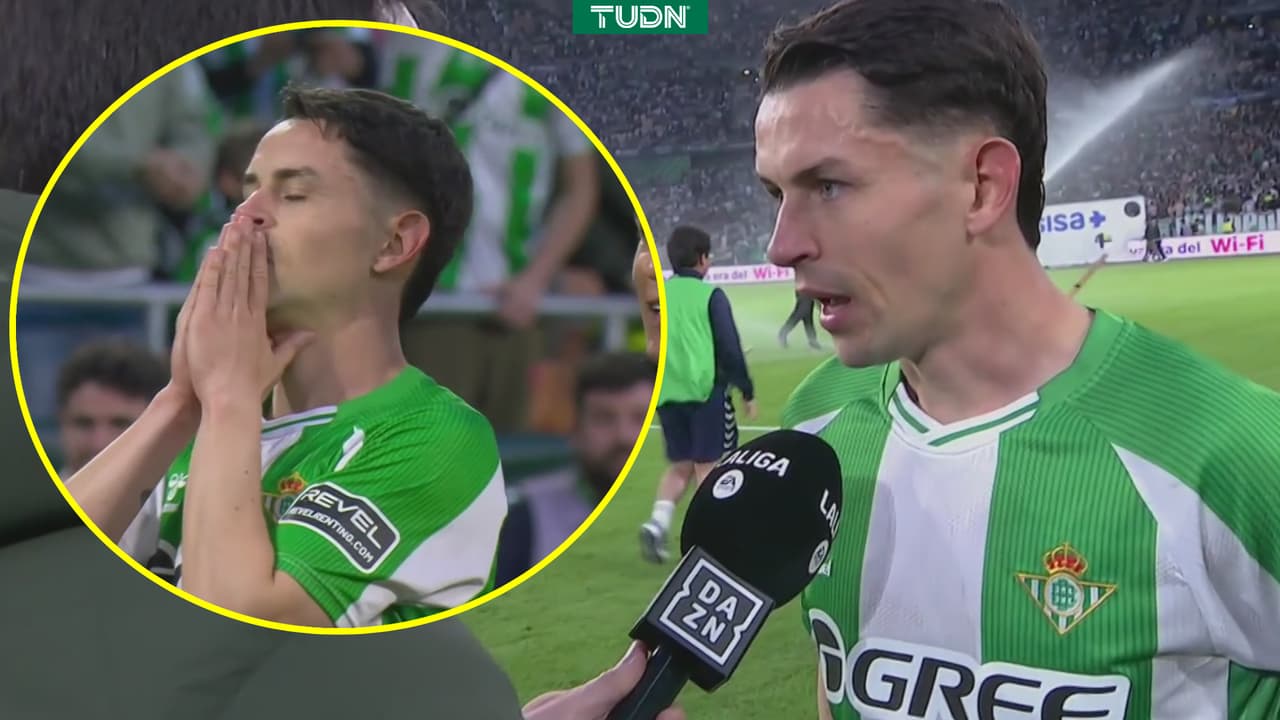Así reaccionó Fidalgo a su primer gol en España con el Betis 