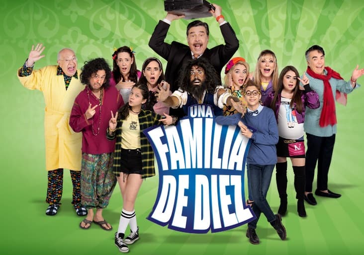 Una Familia de Diez lo más visto de la programación dominical