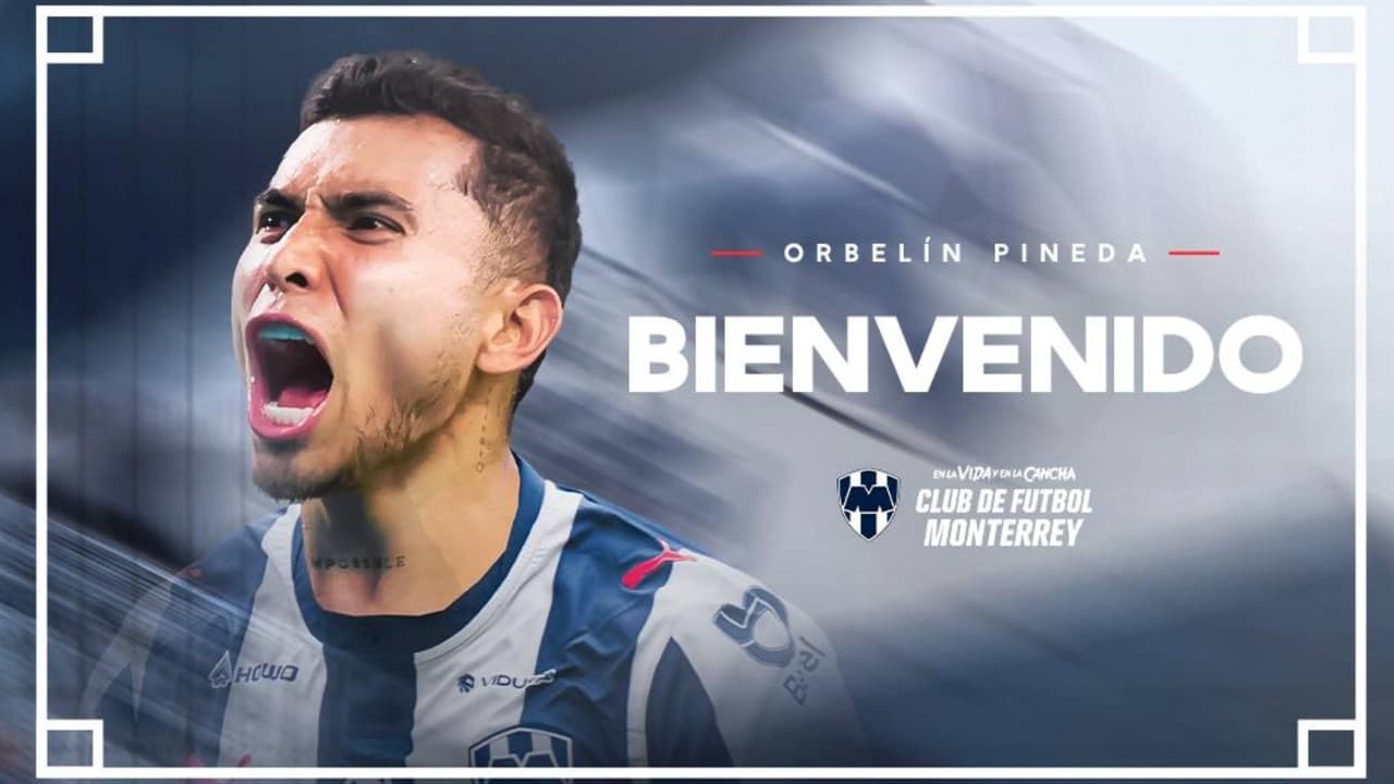  Orbelín Pineda fue anunciado como refuerzo de Monterrey