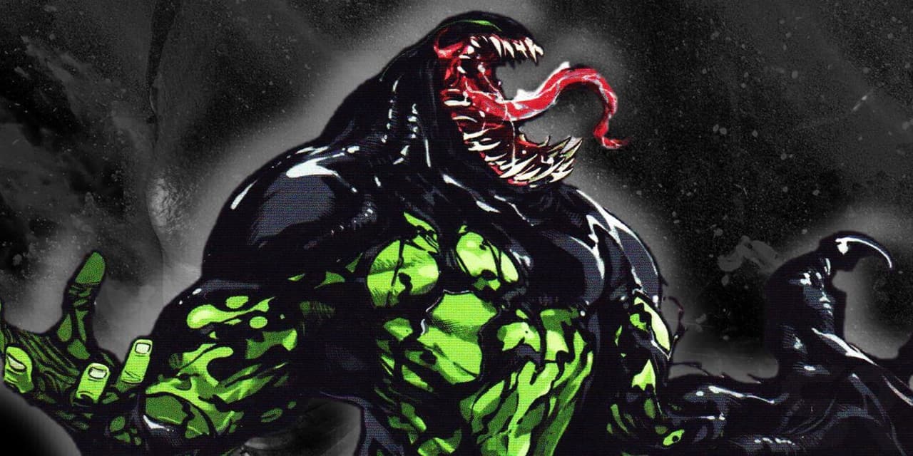 ¡Venom infectó a Hulk en los cómics y tienes que verlo!