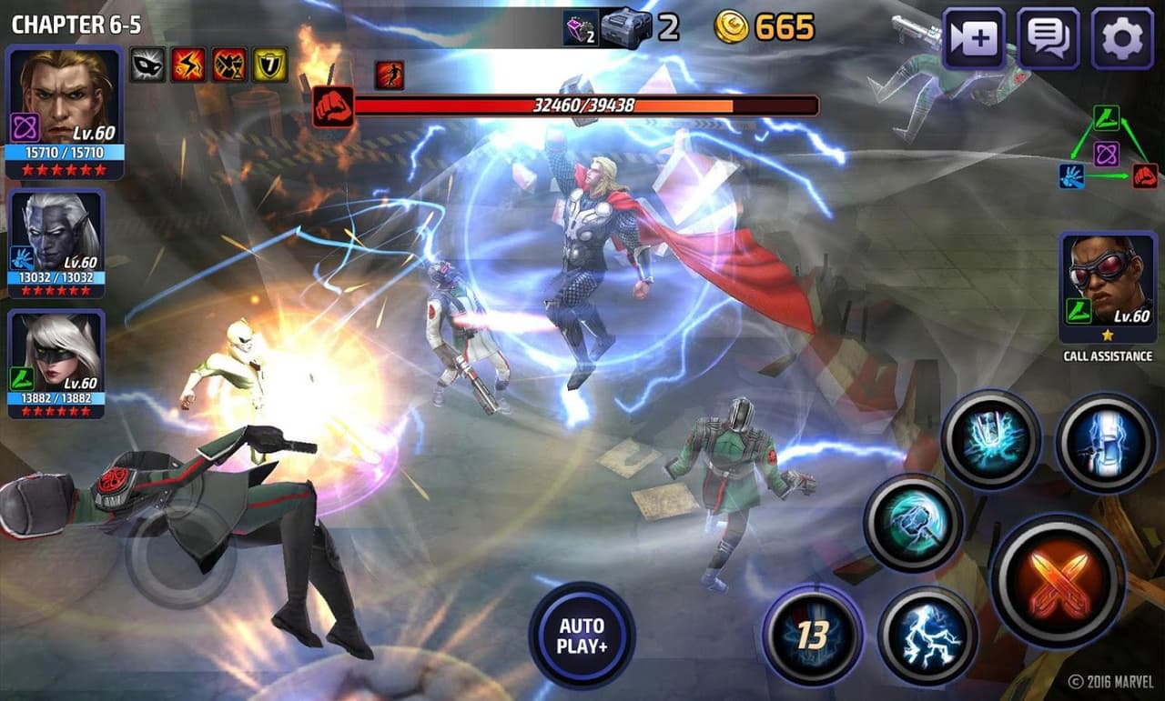 Héroes de Marvel en tus manos. Con mucho poder por liberar. Sí, esto es posible en Future Fight.