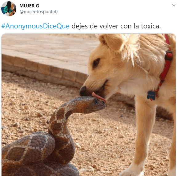 Anonymous también dice que te quieras a ti mismo un poquito.