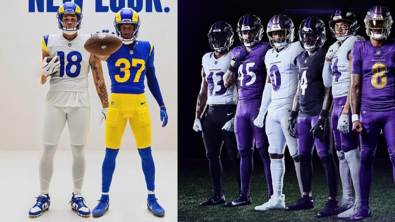 Nueva piel en la NFL: Rams y Ravens reinventan su identidad para 2026