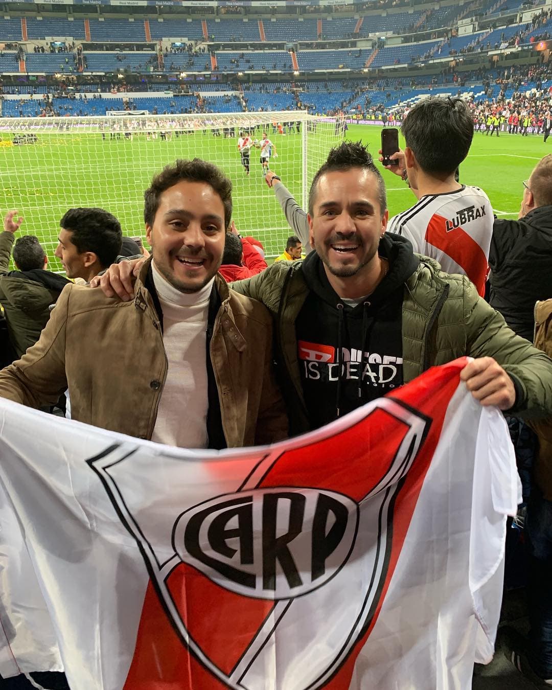 ¿Sabías que acudió con su hermano a la final de la Copa Libertadores en el estadio del Real Madrid en diciembre de 2018?