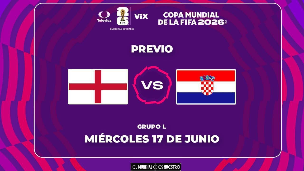 A qué hora y dónde ver el Inglaterra vs. Croacia del Mundial 2026