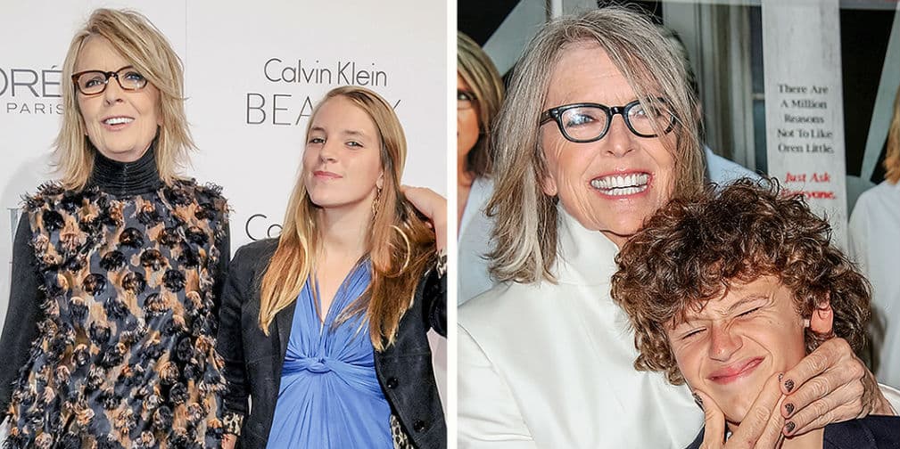 6. Diane Keaton: Nunca se casó y prefirió adoptar a sus dos hijos Dexter y Duke.
